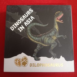 Dinosaurs In Asia Elizabeth 20 Cents Samoa Dilophosaurus Proof Coin 2023 Year