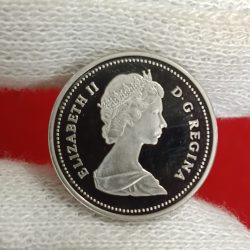 Elizabeth II DG Regina 5 Cents Proof Coin 1988 Year Royal Canadian Mint
