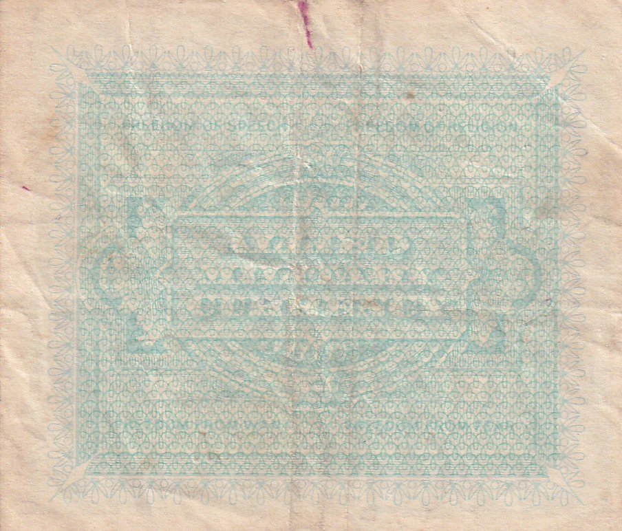Italy 1 Lira (Allied Military Currency) 1943 Series Rare Note#B2