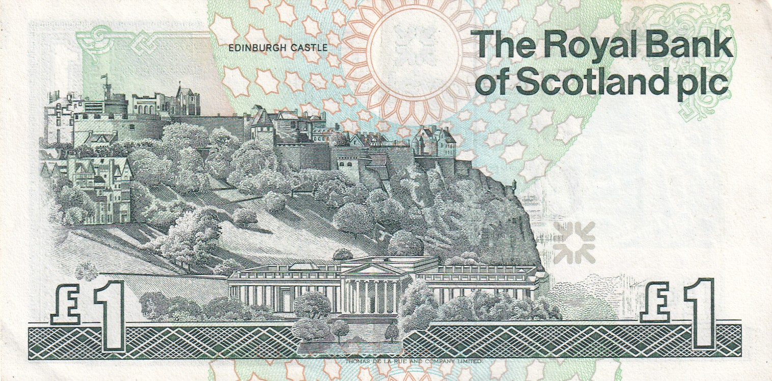 Scotland 1 Pound (Royal Bank of Scotland) Rare Note#B2