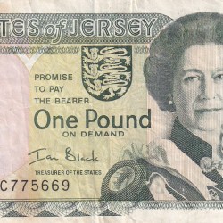 Jersey 1 Pound Rare Note#B2