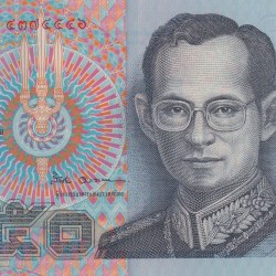 Thailand 50 Baht - Rama IX Rare Unc Polymer Note#B2