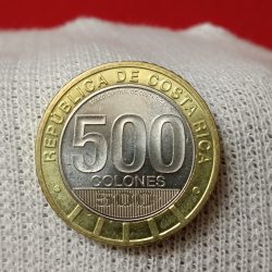 500 Costa Rican Colones bimetallic Commemorative coin Republic of Costa Rica