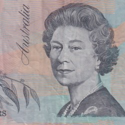 Australia 5 Dollars - Elizabeth II pale Rare Polymer﻿ Note #B2