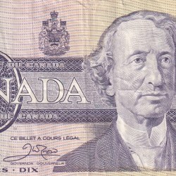 Canada 10 Dollars Rare Note #B2