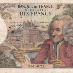France 10 Francs Rare Note #B2