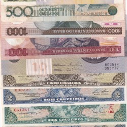 Brazil 12 Different (12 Pcs) Note Set #!6