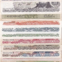 Argentina 18 Different (18 Pcs) Note Set #!11