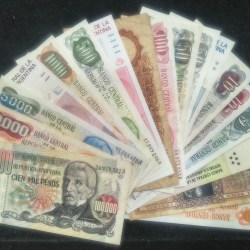 Argentina 18 Different (18 Pcs) Note Set #!8