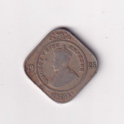 2 Anna 1925 George V Bombay Mint Rare Coin #K-22