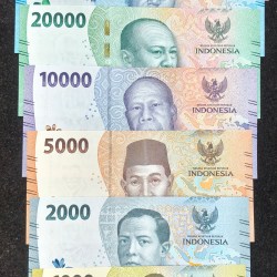 Indonesia 7 Different Denomination Rare ( 7 Note Set ) UNC