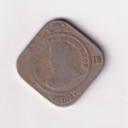British- India 2 Annas 1919 George V Rare Coin #K-69