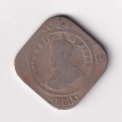 British- India 2 Annas 1919 George V Rare Coin #K-72