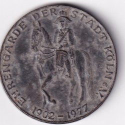 Medaille Jahre Ehrengarde der Stadt Köln e.V. 1902 vz Big Size Rare Medal #K-114