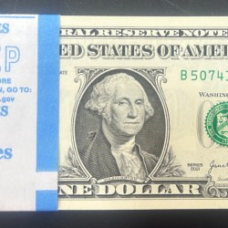 America 1 Dollar Rare GEM UNC Serial Packet with Fancy Number Ending 786