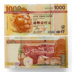 Hong Kong 1000 Dollars World Banknote 2008 Replacement Issue Gem Unc Ultra Unique and Rare