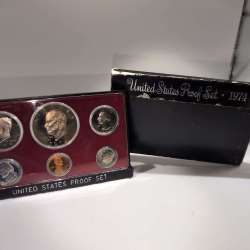 1974 United States Series Proof (6) Coins Set