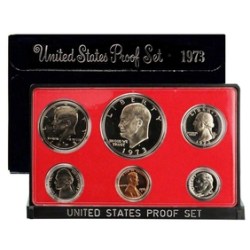 1973 United States Series Proof (6) Coins Set