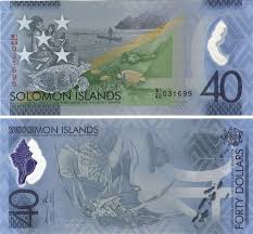 Solomon Islands 40 Dollars World Banknote 2018 P37 UNC Commemorative Polymer 40th Anniversary of Independence