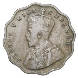 Copper-Nickel 1 Anna of George V (AD 1936) of Bombay Mint