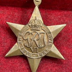 George VI the 1939-1945 Star Medal Rare Unnamed ( Without HOOK) #K-181