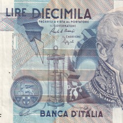 Italy 10 000 Lire Volta lowest Price Note #B2
