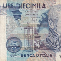 Italy 10 000 Lire Volta lowest Price Note #B2