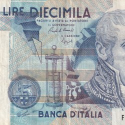 Italy 10 000 Lire Volta lowest Price Note #B2