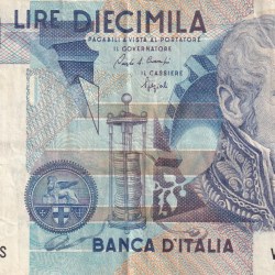 Italy 10 000 Lire Volta lowest Price Note #B2