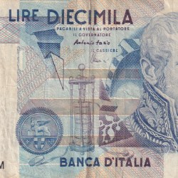 Italy 10 000 Lire Volta lowest Price Note #B2