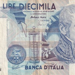 Italy 10 000 Lire Volta lowest Price Note #B2