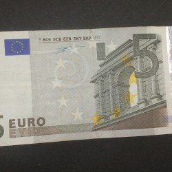 Eurozone 5 Euros Rare Note#B2