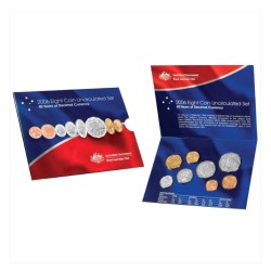 Ex Rare 40 Years Of Decimal Currency 2006 Year Proof Coin Set Royal Australian Mint Australian Government