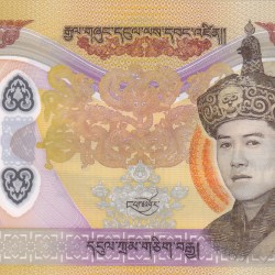 Bhutan 100 Ngultrum Rare Unc Polymer Note