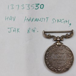 For LONG Service and Good Conduct Rare (Silver Weight Aprrox. 38g) Medal # C-86