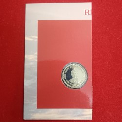 Five Rupees Rare Proof Coin Mahatma Basaveshwara M Mint Mark Bombay Mint Texal