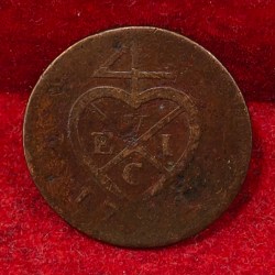 British- India Bombay Presidency ½ Pice 1791 (Weight 3.05) Rare Coin#C-111