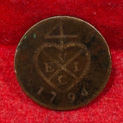British- India Bombay Presidency ½ Pice 1794 (Weight 3.11) Rare Coin#C-112