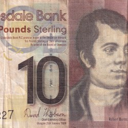 United Kingdom › Scotland 10 Pounds Clydesdale Bank #B2