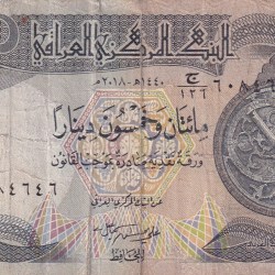 Iraq 250 Dinars with tactile mark Note #B2