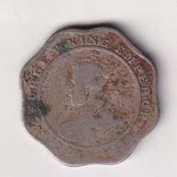 British - India 4 Annas 1919 - George V Rare Coin #C-123