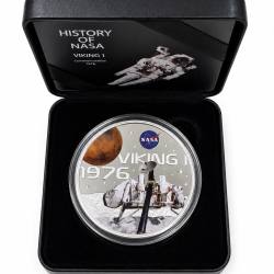 The Official History of NASA 2023 Viking 1 ( 50mm Weight: 45g) Brilliant Uncirculated Silver Plated Rare Coin
