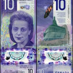 Canada 10 Dollars World Banknote 2018 P113a2 UNC Polymer Unique and Rare