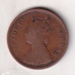 1894 British- India 1/2 Pice (Victoria) Calcutta Mint Rare Coin#C-171