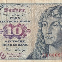 Germany,10 Deutsche Mark Rare Note #B2