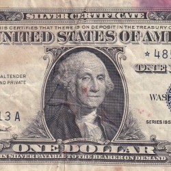 America 1 Dollar 1957 Silver Certificate With Star As Per Image Rare Note#B2
