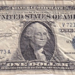 America 1 Dollar 1957 Silver Certificate (As Per Image) Rare Note#B2