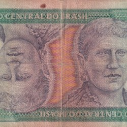 Brazil 200 Cruzeiros 2nd Edition; 2nd Type Rare Note #B2