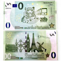 Europe 0 Euro Der Grune Zoo Wuppertal Issue Limited and Collectibles Gem UNC Unique and Rare