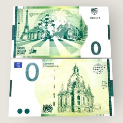 Europe 0 Euro Dresden Frauenkirche Issue Limited and Collectibles Gem UNC Unique and Rare
